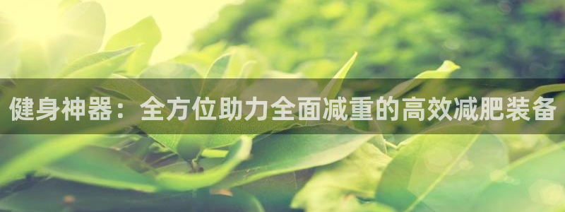 fb集团官网：健身神器：全方位助力全面减重的高效减肥