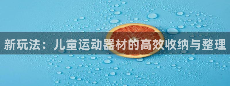fb体育平台注册流程视频：新玩法：儿童运动器材的高效