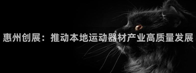 fb体育娱乐平台：惠州创展：推动本地运动器材产业高质