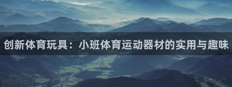 注册fb体育：创新体育玩具：小班体育运动器材的实用与
